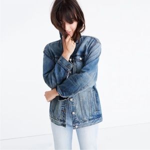 Madewell oversized denim jacket